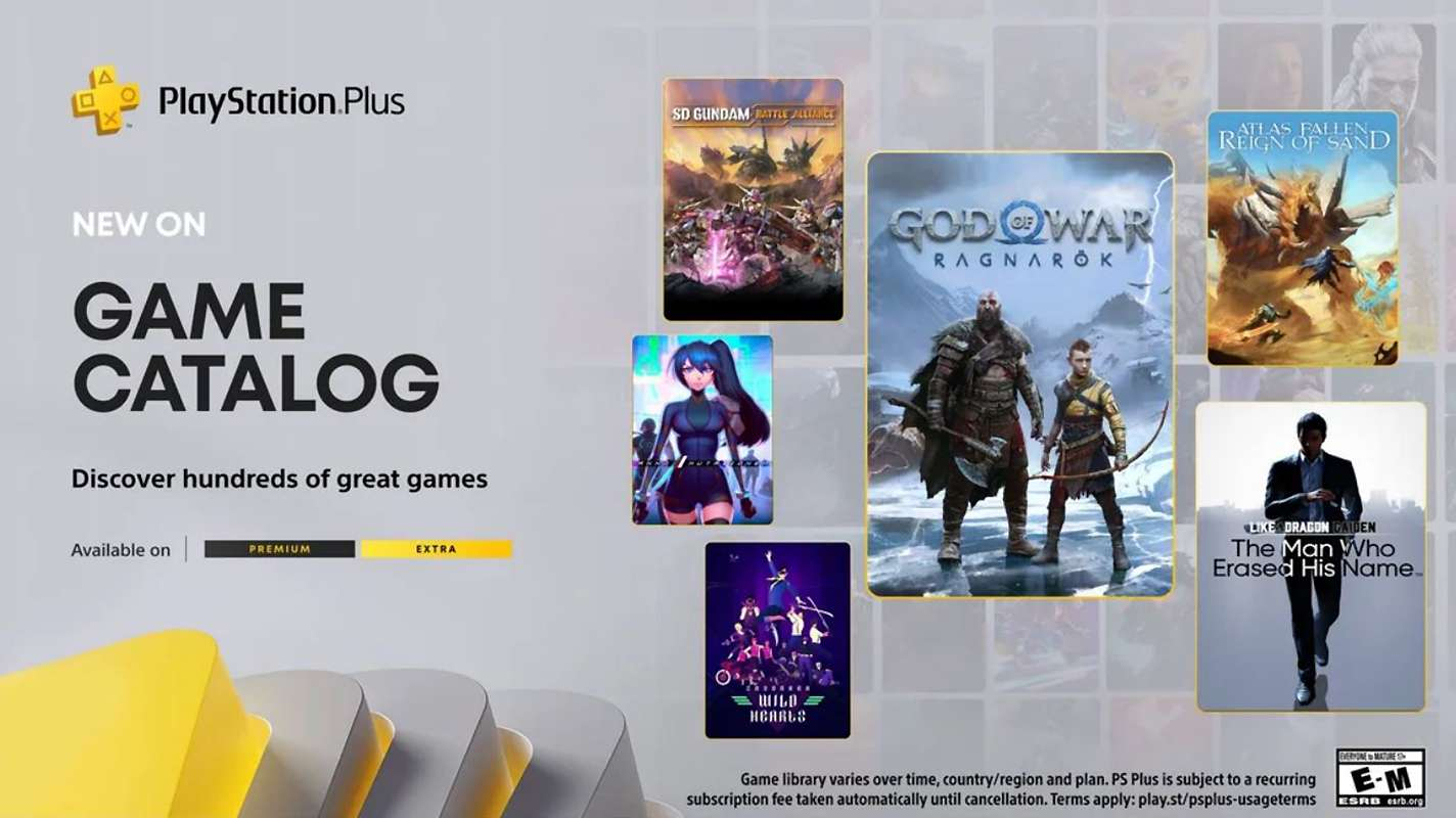 PS Plus Extra/Premium 2025 年 1 月のラインナップには、God of War Ragnarok などが含まれます