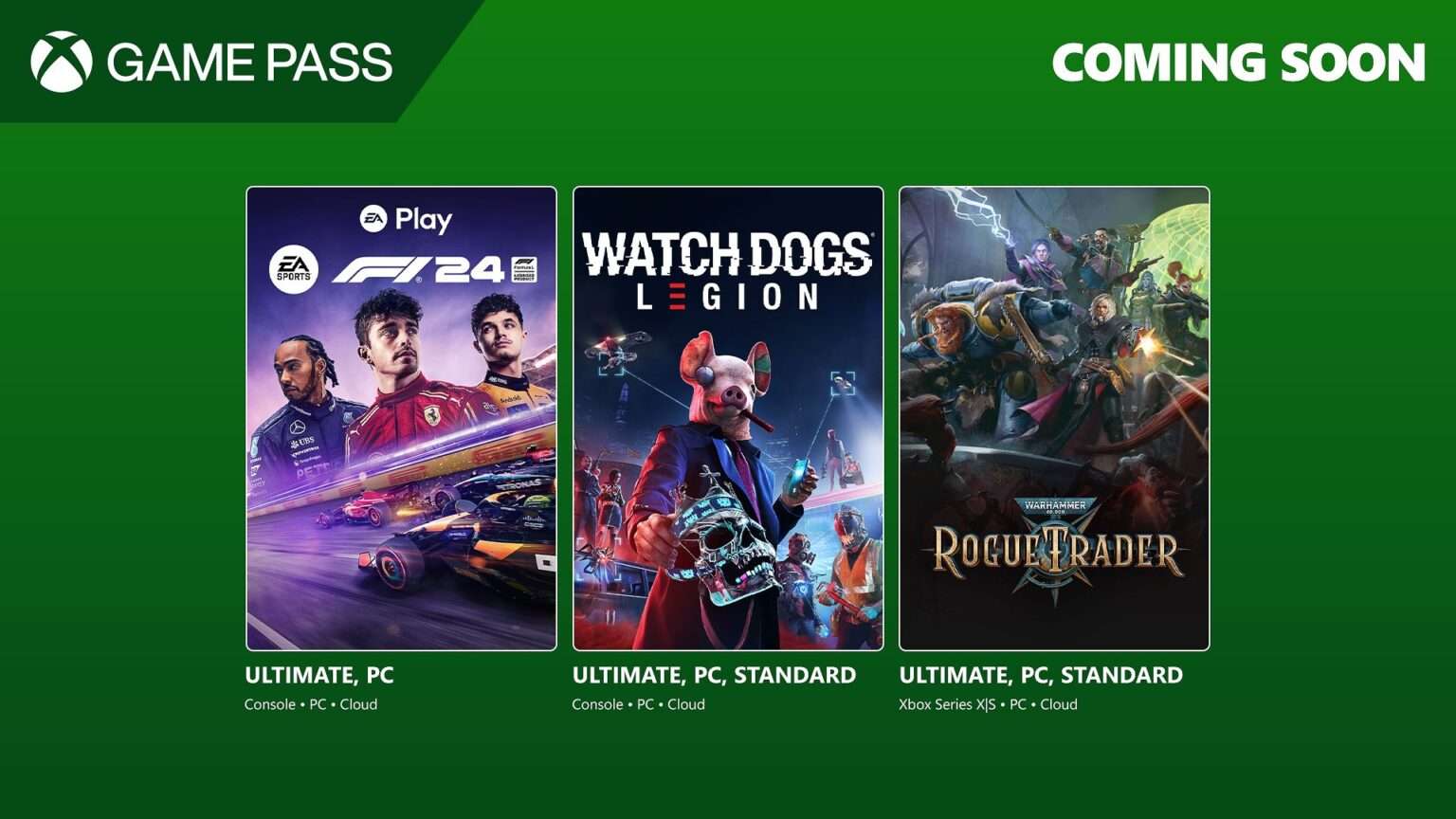 Xbox Game Pass 2025年2月末ラインナップにはWatch Dogs：Legion＆Moreが含まれています