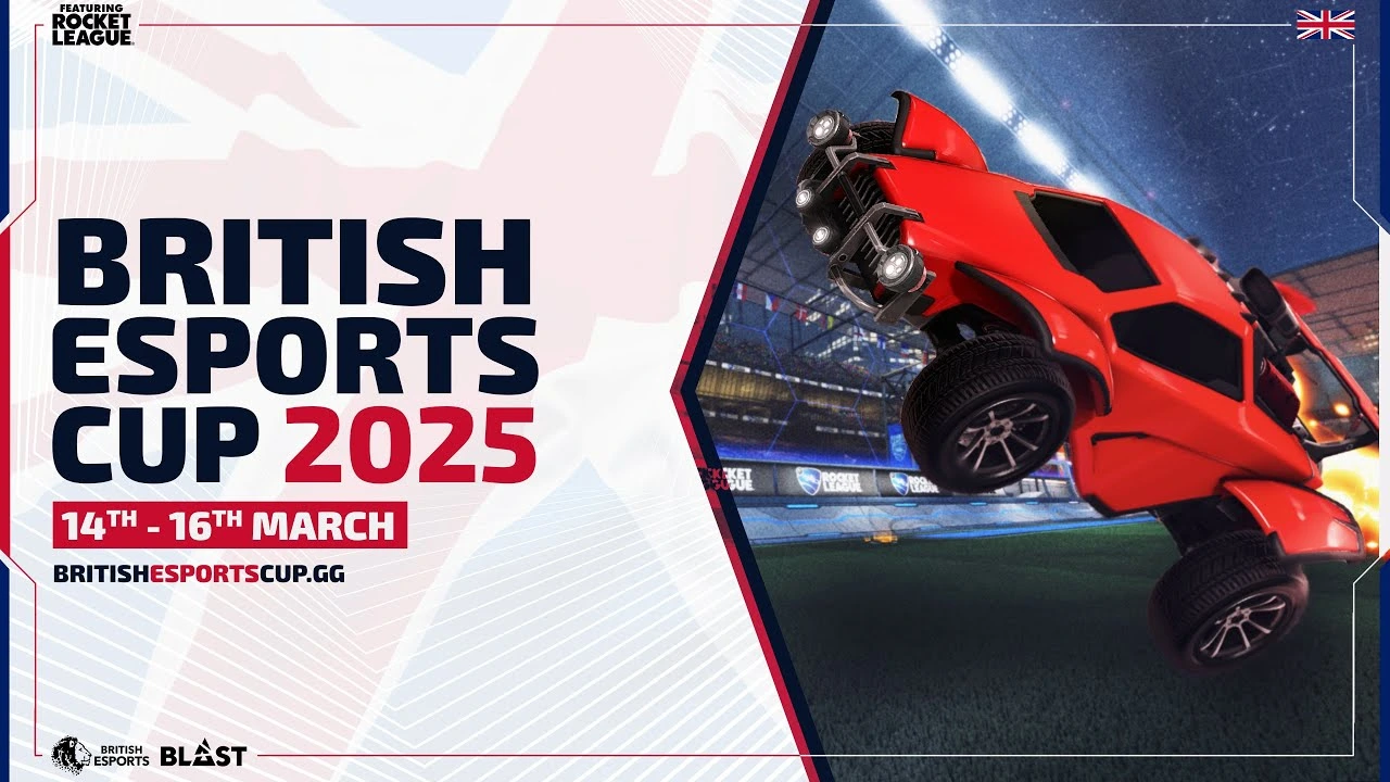 British Esports Cupは、Rocket Leagueトーナメントをフィーチャーしています