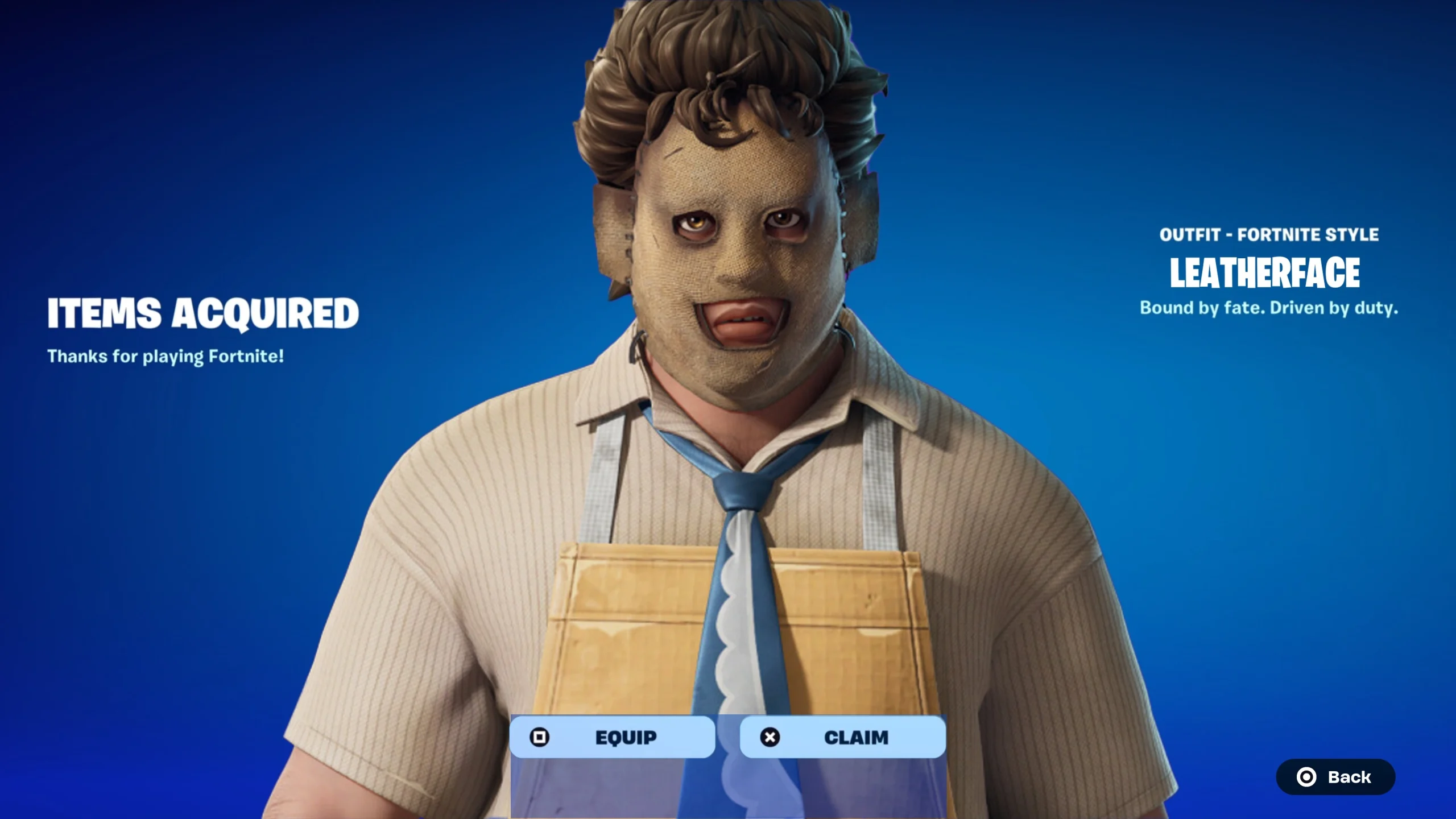 FortniteでLeatherface Skinを取得する方法は？