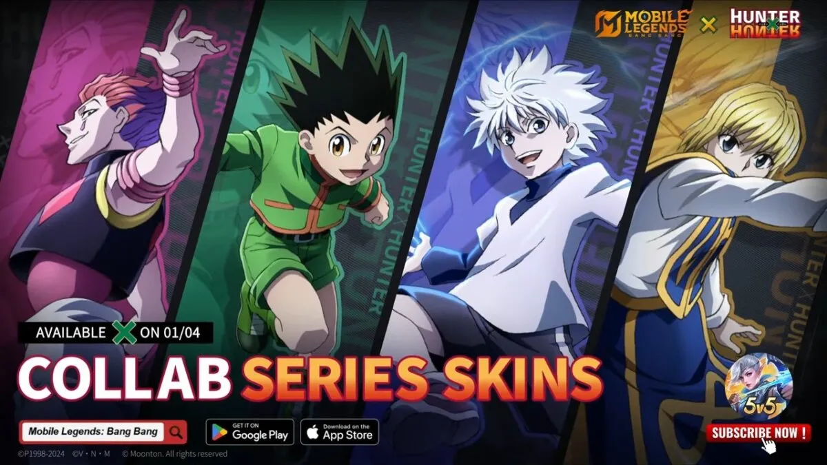 MLBB Hunter x Hunterコラボ：スキンやイベント報酬など！