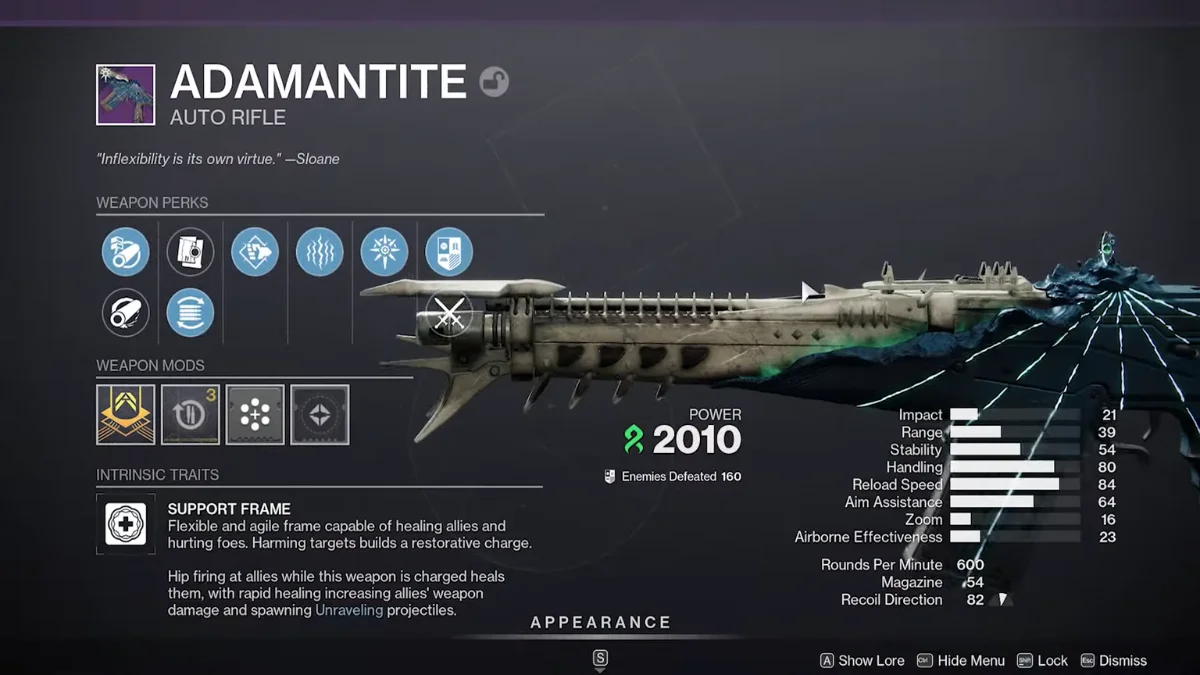 Destiny 2：Adamantite God Roll＆How To Get